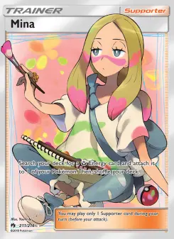 Pokémon-Karte Mina 211/214