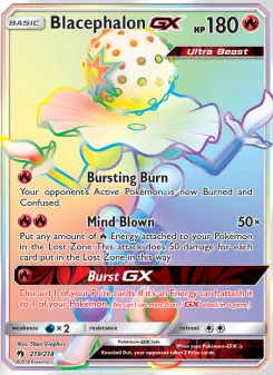Pokémon-Karte Blacephalon GX 219/214