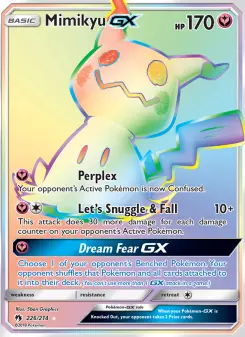 Pokémon-Karte Mimikyu GX 226/214