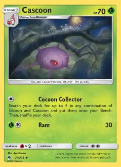 Pokémon-Karte Cascoon 027/214