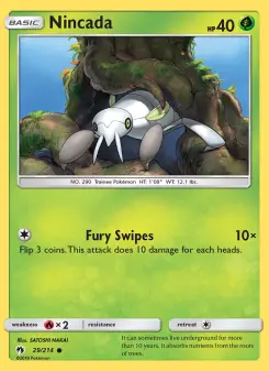 Pokémon-Karte Nincada 029/214
