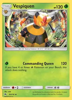 Pokémon-Karte Vespiquen 032/214