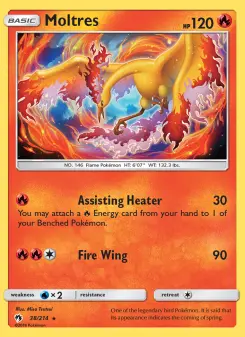 Pokémon-Karte Moltres 038/214