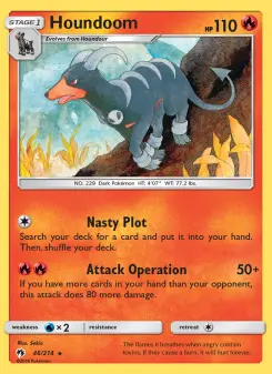 Pokémon-Karte Houndoom 046/214