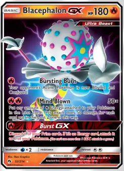 Pokémon-Karte Blacephalon GX 052/214