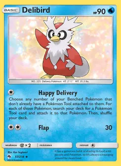 Pokémon-Karte Delibird 057/214