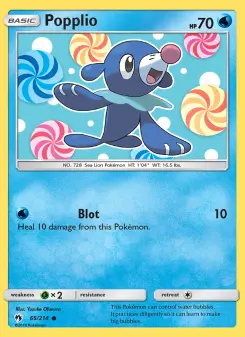 Pokémon-Karte Popplio 065/214