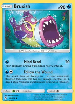 Pokémon-Karte Bruxish 070/214