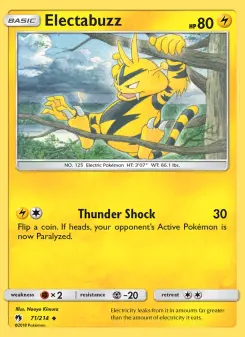 Pokémon-Karte Electabuzz 071/214