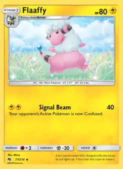 Pokémon-Karte Flaaffy 077/214
