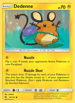 Pokémon-Karte Dedenne 084/214