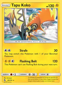 Pokémon-Karte Tapu Koko 085/214