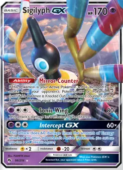 Pokémon-Karte Sigilyph GX 098/214