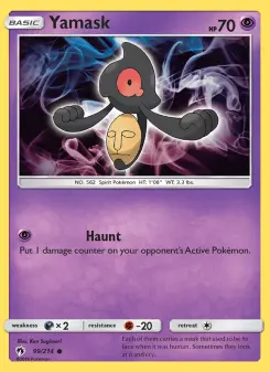 Pokémon-Karte Yamask 099/214