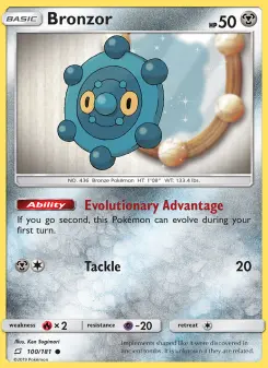 Pokémon-Karte Bronzor 100/181