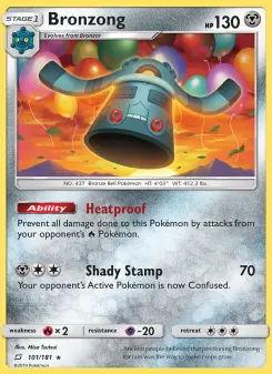 Pokémon-Karte Bronzong 101/181