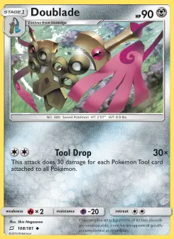 Pokémon-Karte Doublade 108/181