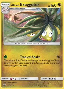 Pokémon-Karte Alolan Exeggutor 114/181