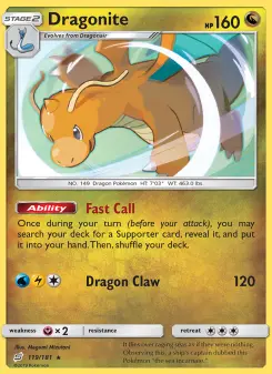 Pokémon-Karte Dragonite 119/181