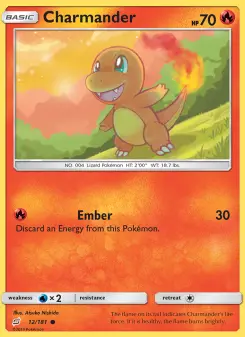 Pokémon-Karte Charmander 012/181