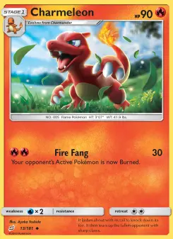 Pokémon-Karte Charmeleon 013/181
