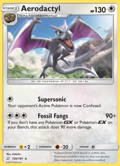 Pokémon-Karte Aerodactyl 130/181