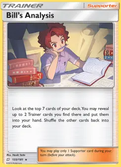 Pokémon-Karte Bill’s Analysis 133/181
