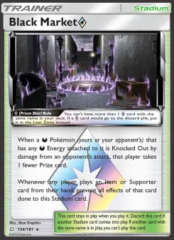Pokémon-Karte Black Market ◇ 134/181