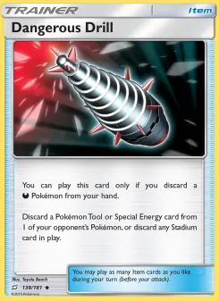 Pokémon-Karte Dangerous Drill 138/181