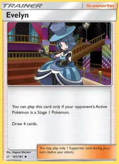 Pokémon-Karte Evelyn 141/181