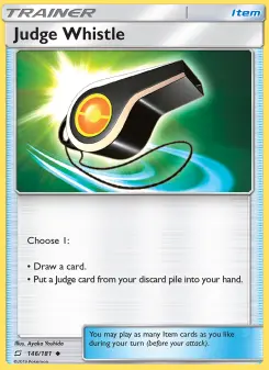 Pokémon-Karte Judge Whistle 146/181