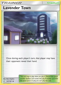 Pokémon-Karte Lavender Town 147/181