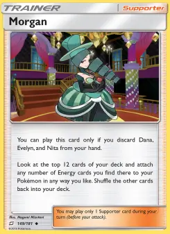 Pokémon-Karte Morgan 149/181