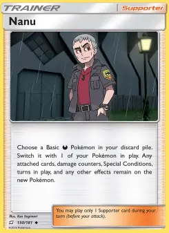 Pokémon-Karte Nanu 150/181