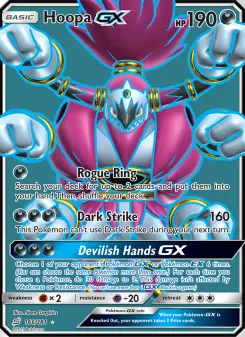 Pokémon-Karte Hoopa GX 166/181