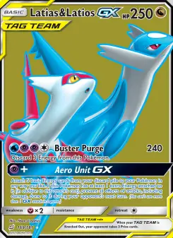 Pokémon-Karte Latias & Latios GX 169/181