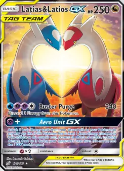 Pokémon-Karte Latias & Latios GX 170/181