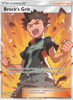 Pokémon-Karte Brock’s Grit 172/181