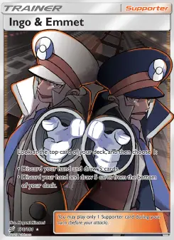 Pokémon-Karte Ingo & Emmet 176/181