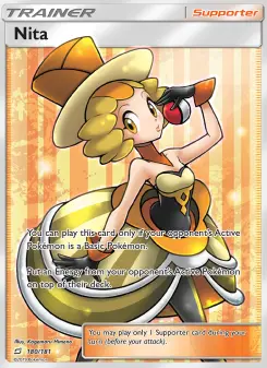 Pokémon-Karte Nita 180/181