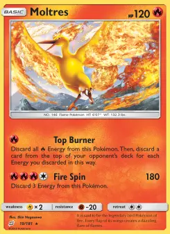 Pokémon-Karte Moltres 019/181