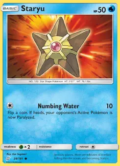 Pokémon-Karte Staryu 028/181