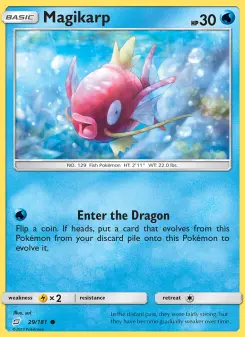 Pokémon-Karte Magikarp 029/181