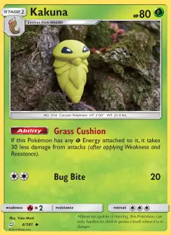 Pokémon-Karte Kakuna 004/181