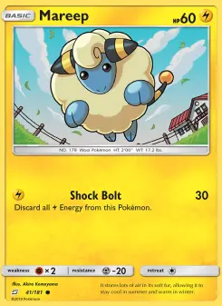 Pokémon-Karte Mareep 041/181
