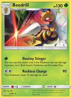 Pokémon-Karte Beedrill 005/181