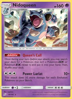 Pokémon-Karte Nidoqueen 056/181