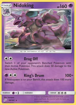 Pokémon-Karte Nidoking 059/181