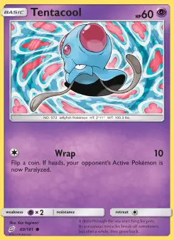 Pokémon-Karte Tentacool 060/181