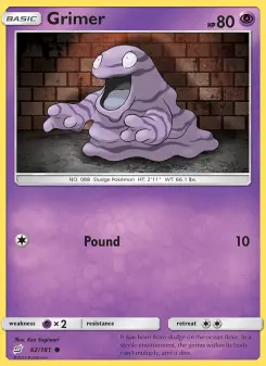 Pokémon-Karte Grimer 062/181